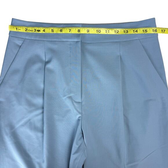 VERONICA BEARD Robinne Stretch Virgin Wool Blend Blue Pants - Picture 12 of 15